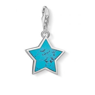 Thomas Sabo Charm türkiser Stern 