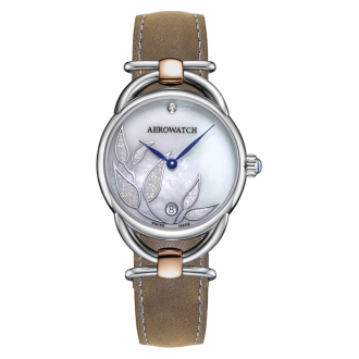 Aerowatch Sensual Stahl/braun 